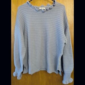 Madewell Lavender Ruffled Women's Sweater